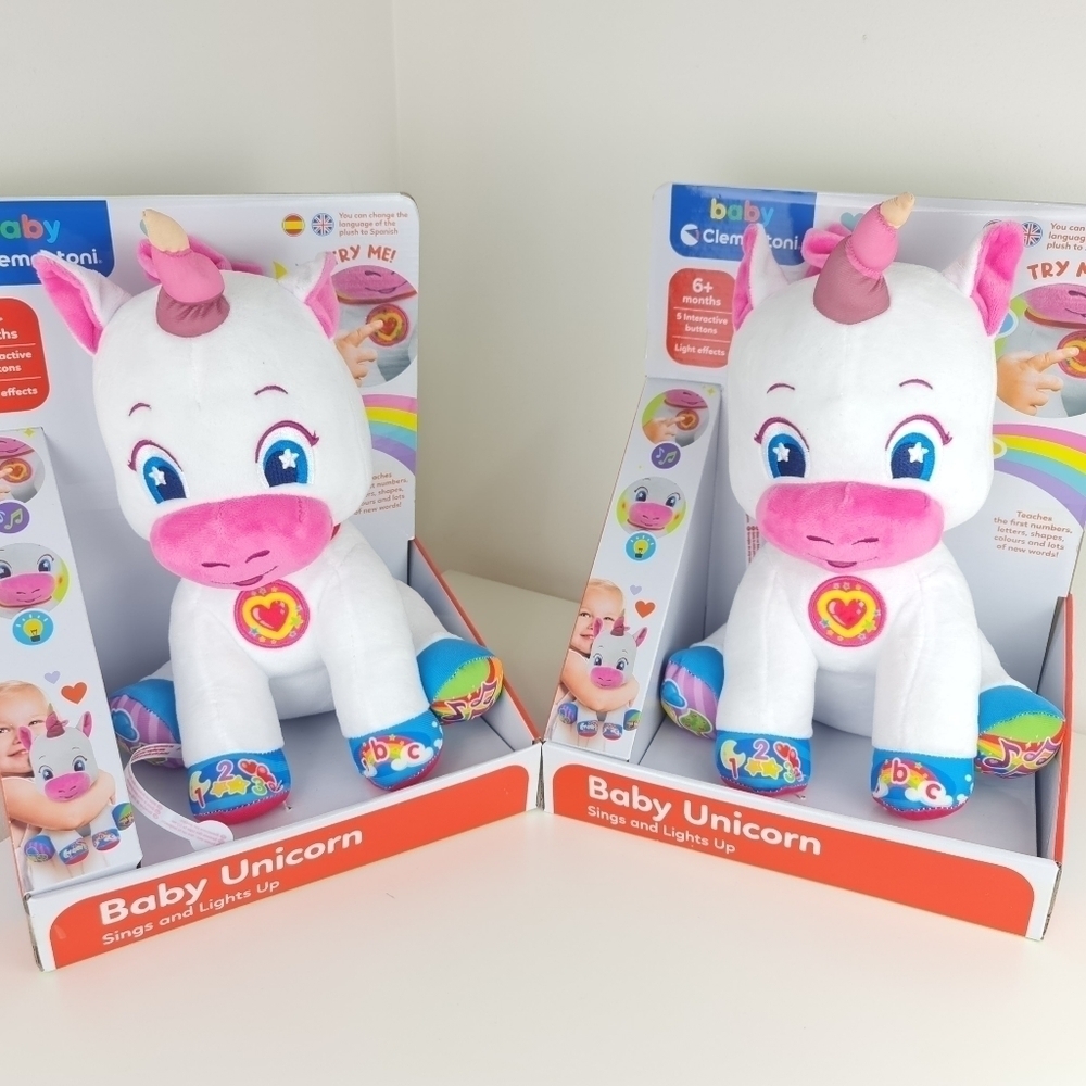 Clementoni Baby Unicorn - set of 2 - New never used